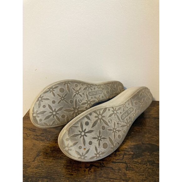 Ladies FLYFLOT Clogs Made in Italy GUC Navy Blue Size 10 - Picture 3 of 5